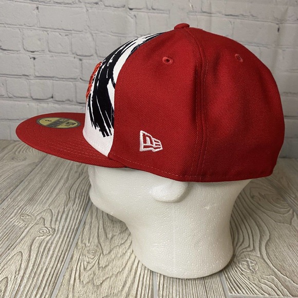New Era Toronto Blue Jays On Field 4th of July Hat Flat Fitted 8 Red 59Fifty New - Picture 6 of 10
